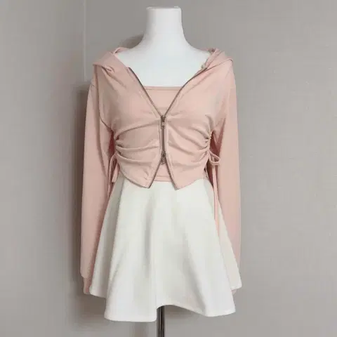 라라런드리 뒷밴딩 기모 A라인 스커트