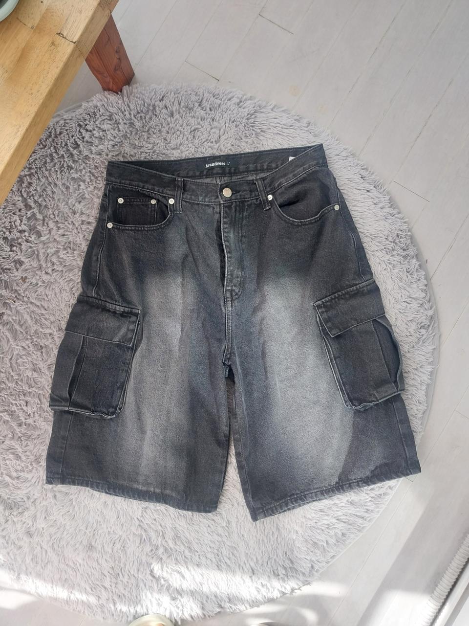 [Avandress] 남성용 카고 데님 반바지 (L사이즈)