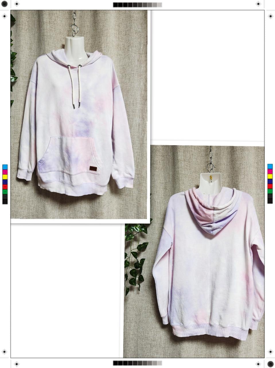 록시(ROXY) 그라데이션 쭈리 면 후두티