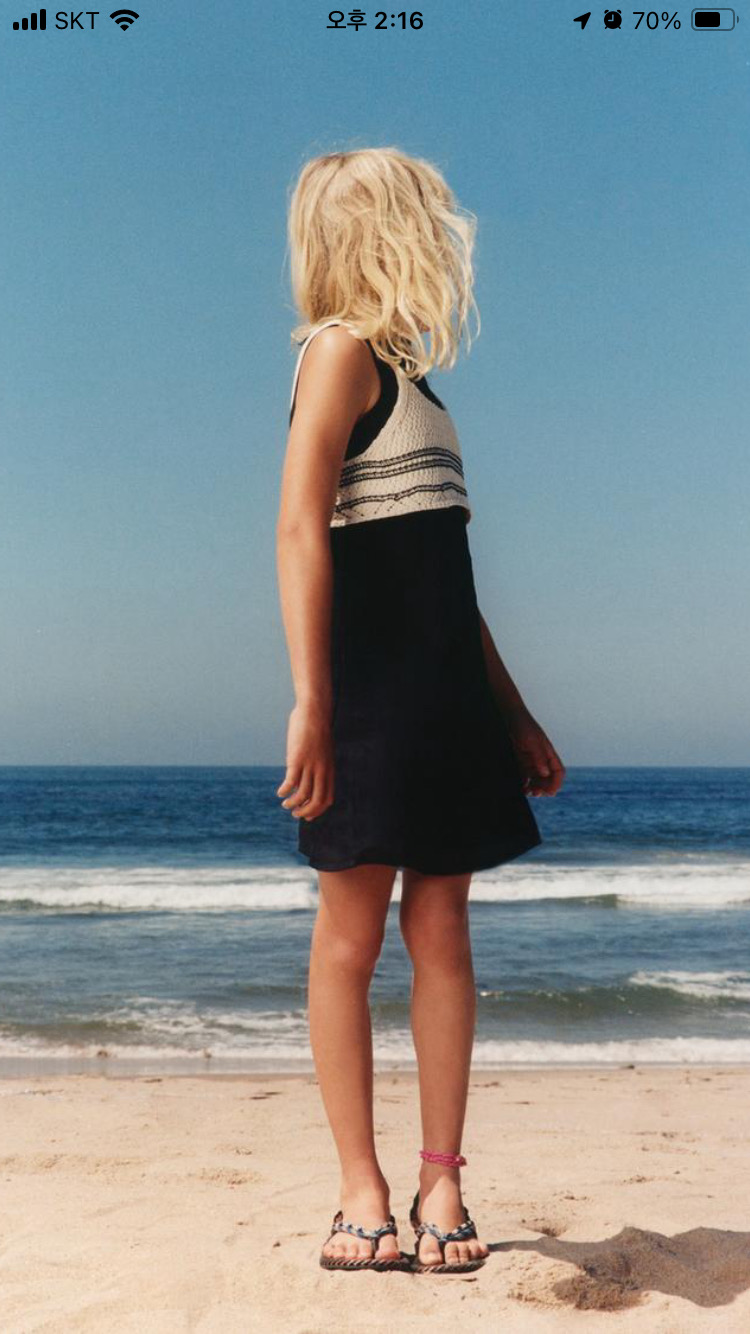 자라 레이어드원피스(새상품)