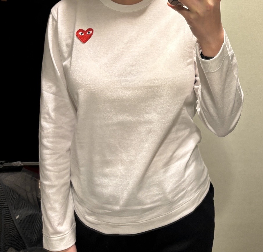 꼼데가르송 롱슬리브