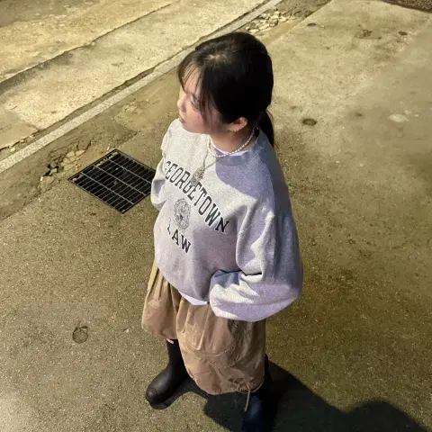 챔피온 Georgetown Law Sweatshirt