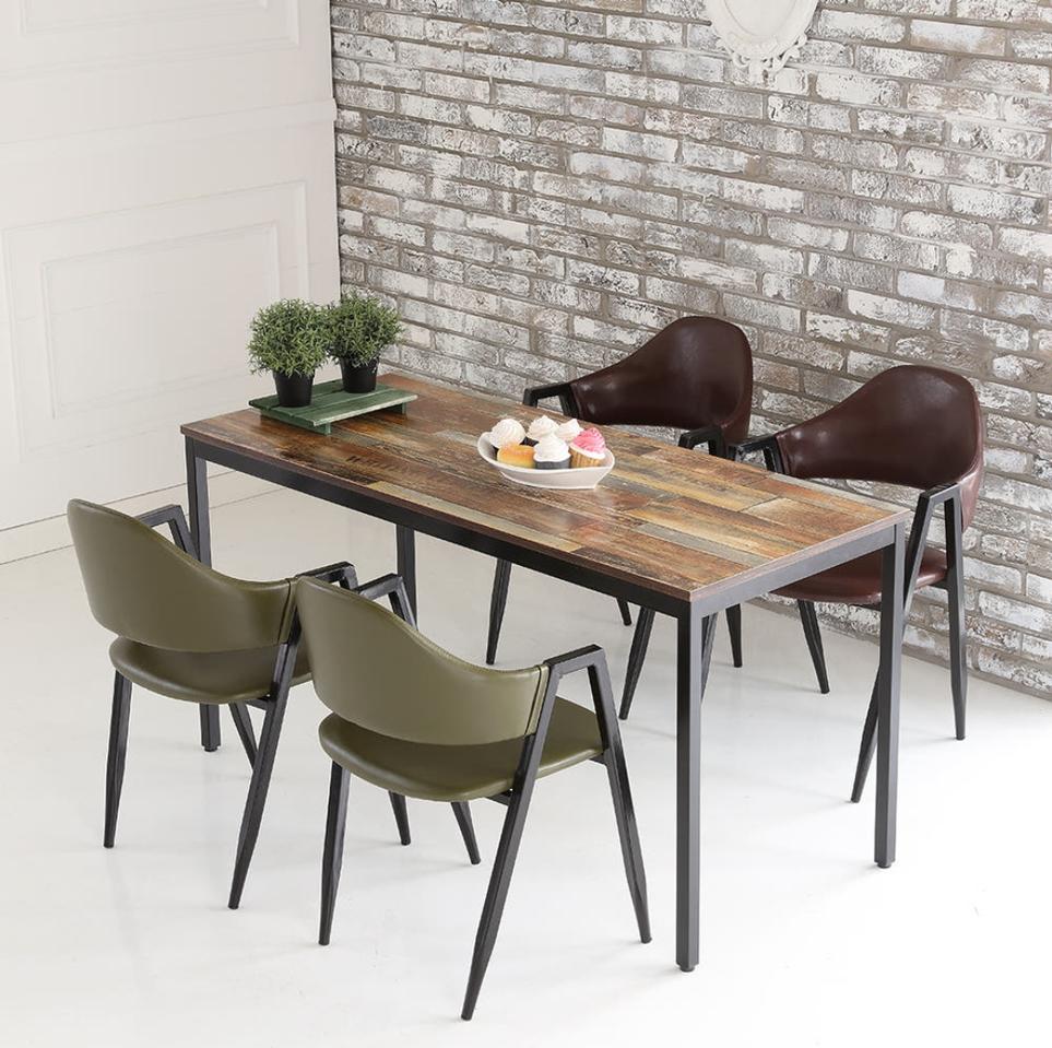 2인용 4인용) 다용도 업소용 가정용 식당 카페 학원 철제 테이블 식탁