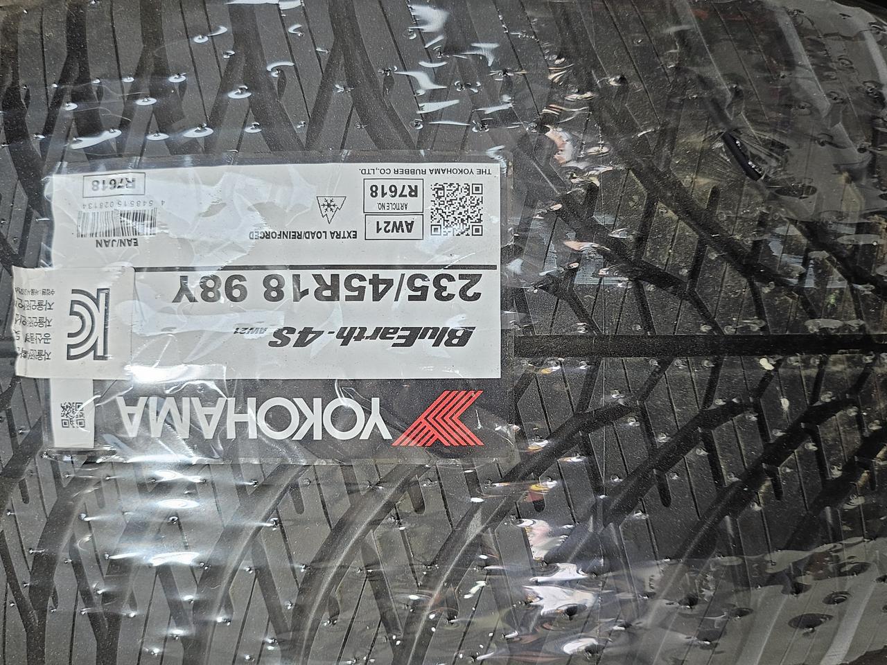 235/45R18 AW21 요코하마 이월타이어