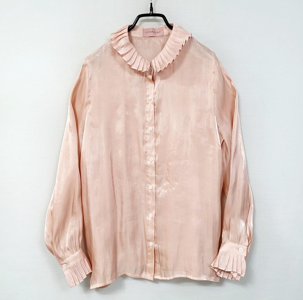 소피아블랑 핑크 블라우스