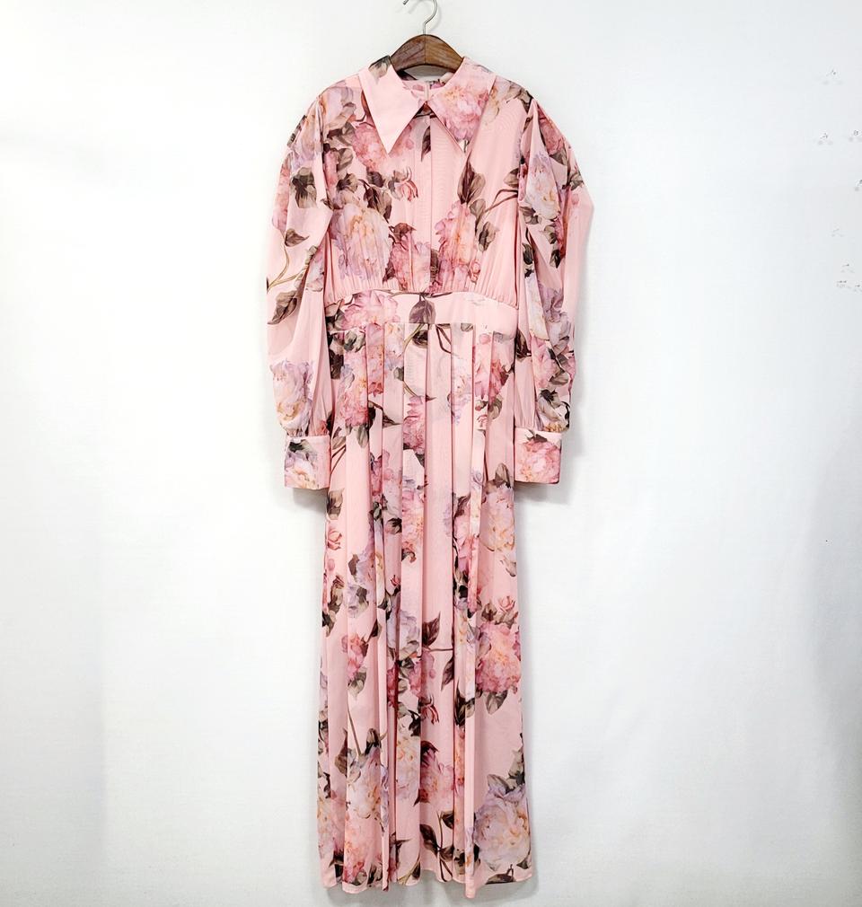 메이드바이딘트 플라워 롱 원피스 L