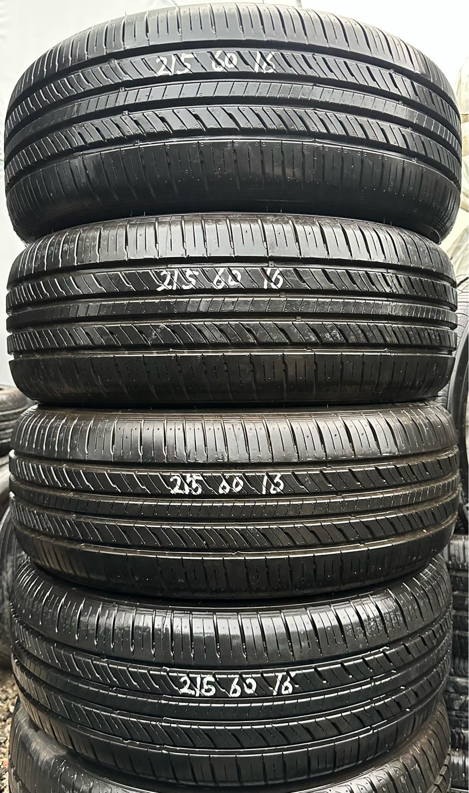 215 60 16한국중고타이어한대분2156016