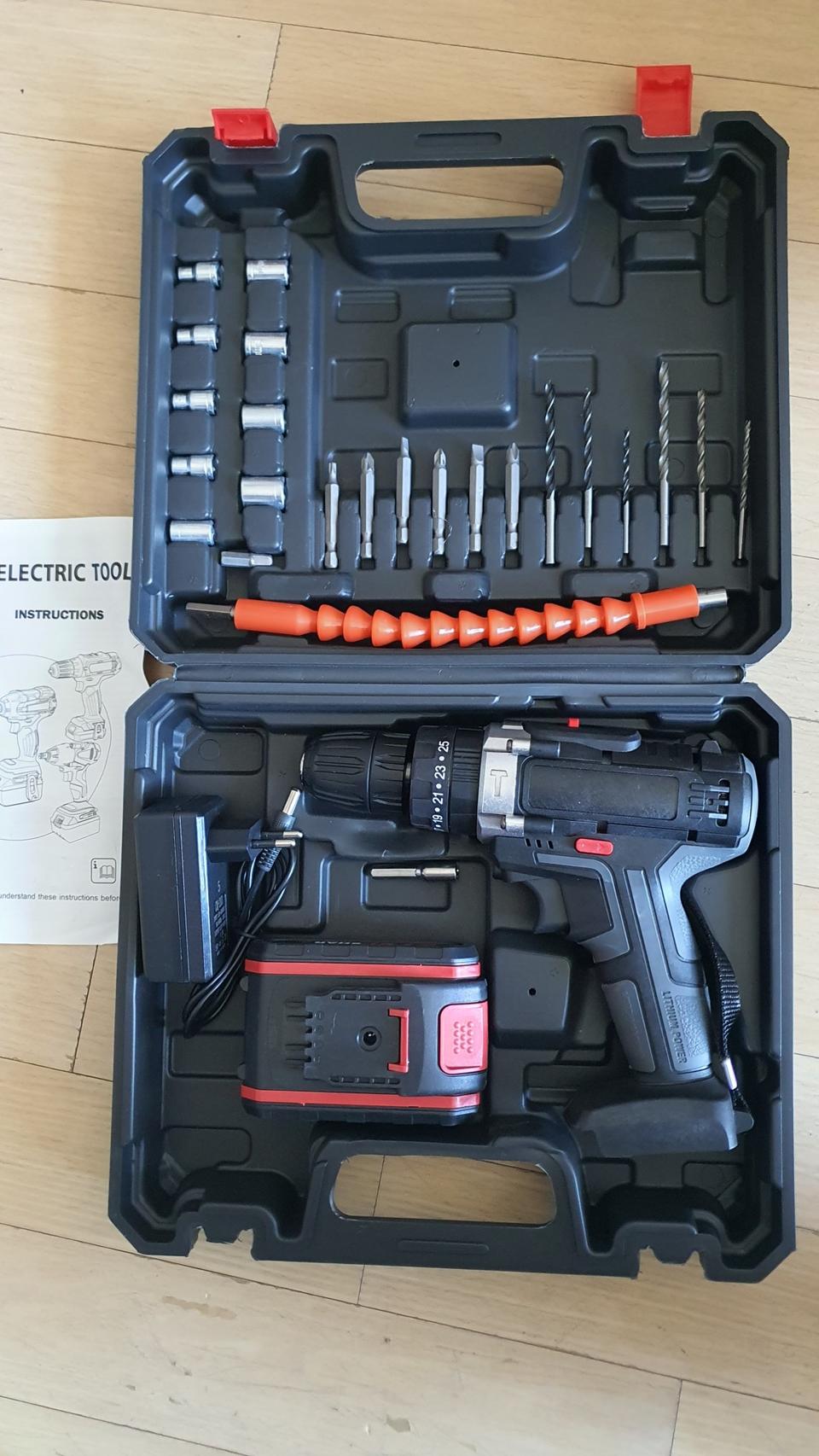 21v 무선충전드릴