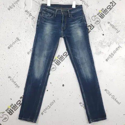 리바이스 511 워싱 스판 청바지 진청 W30/32 4100003