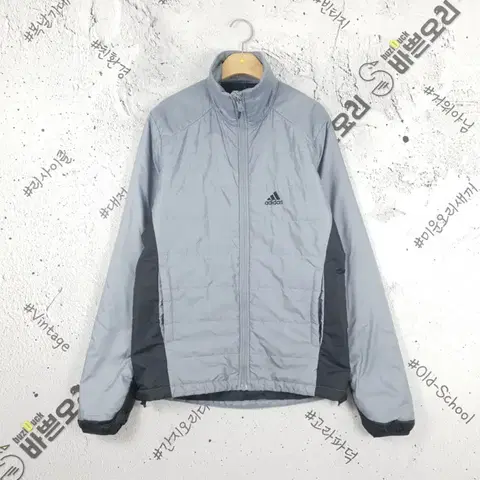 아디다스 퍼포먼스 경량 패딩 자켓 라이트 그레이 3400125