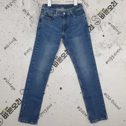 리바이스 511 청바지 중청 네이비 W30/L32 4100001