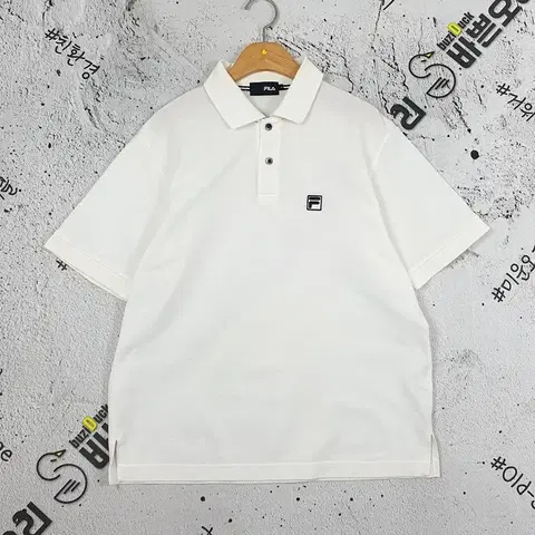 [JPN] 필라 FILA 반팔 카라티 화이트 1000019