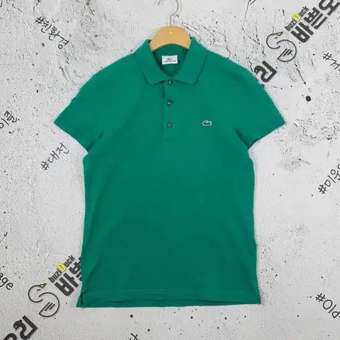 라코스테 LACOSTE 반팔 카라티 그린 1000040