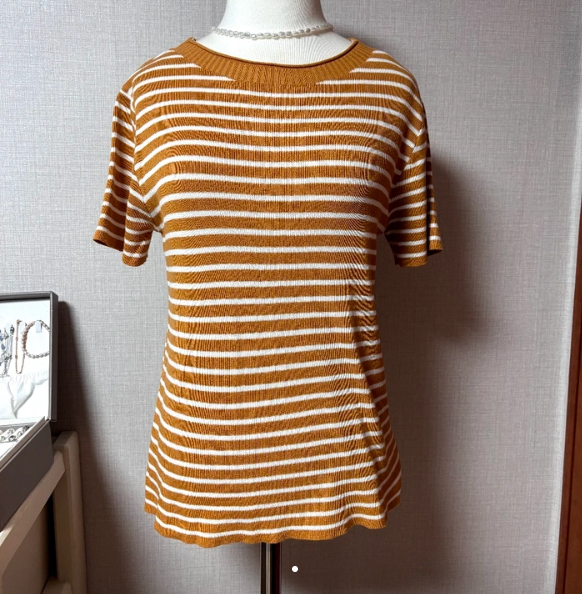 부드러운 스트라이프 니트 55