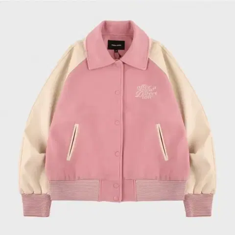 클라우드엔 레터링 스타디움 항공점퍼 백화점 핑크 자켓 85 교신가능