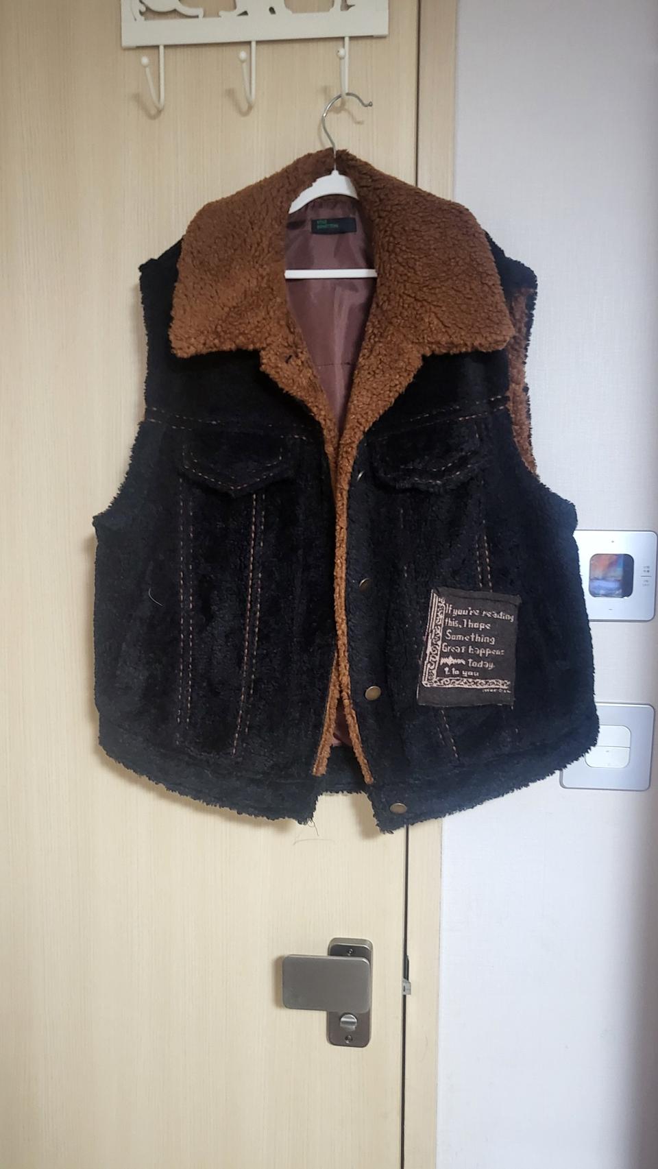 (여성42)베네통조끼