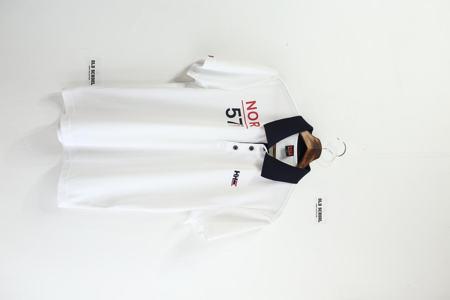 Henlly Hansen 반팔 화이트셔츠 95사이즈