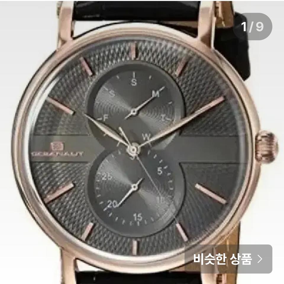 오세아노트(OCEANAUT) OC0342 LEXINGTON 쿼츠 블랙 시