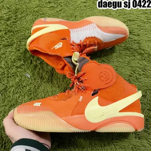 260 나이키 에어 델돈1 오렌지 스니커즈 운동화 농구화