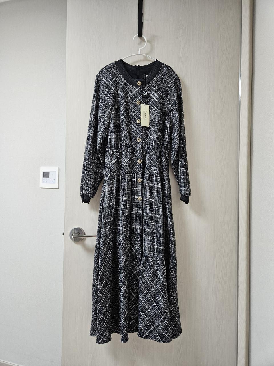 듀엘 트위드 원피스(새상품)