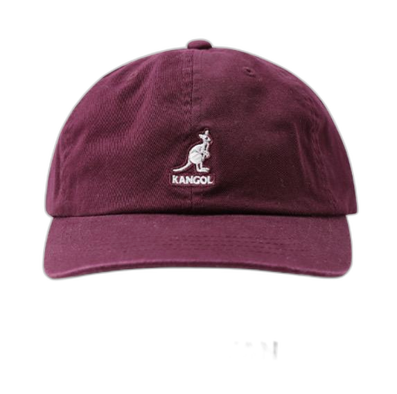 캉골 버건디 모자 볼캡