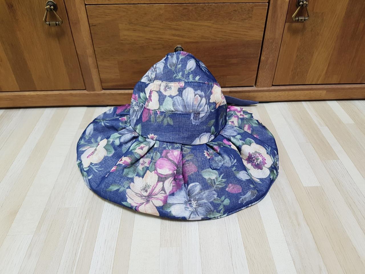 (새상품)꽃무늬 여름 창모자