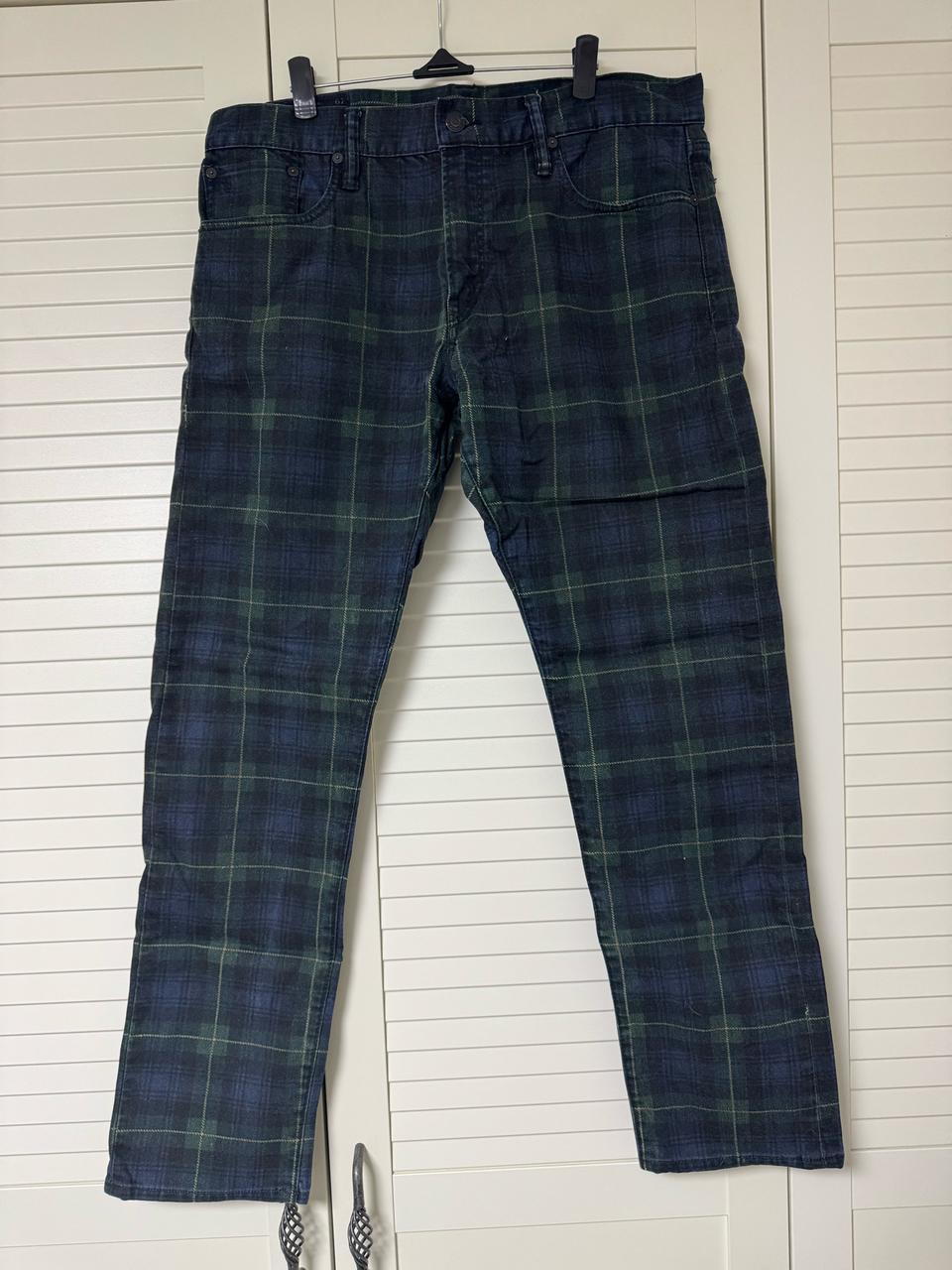 폴로 랄프로렌 덩가리 체크 팬츠