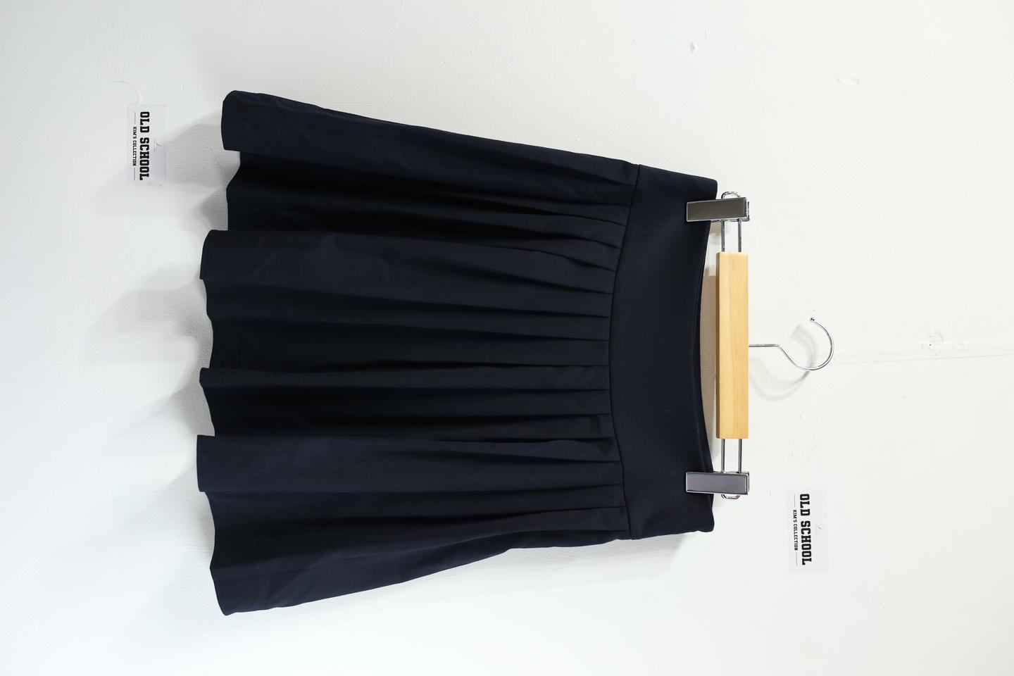 타미힐피거 네이비 주름 스커트 28사이즈