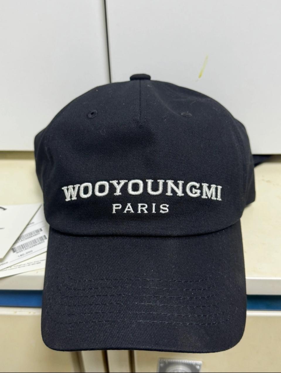 우영미 볼캡 블랙