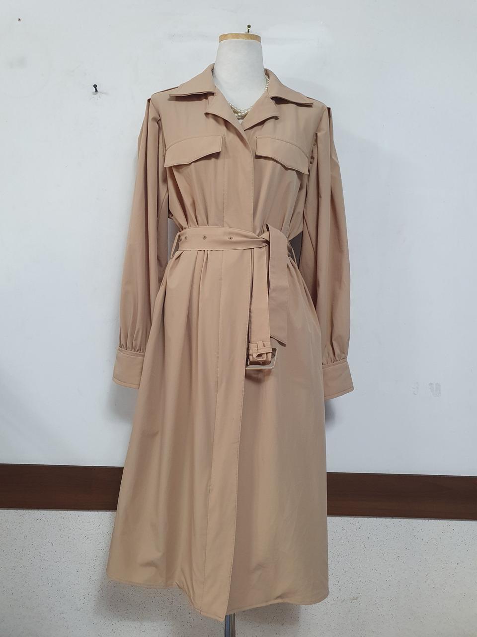 yesse 바스락느낌 자켓 롱 원피스.바람막이