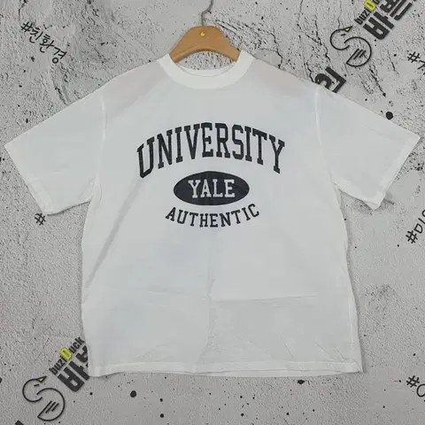 예일 YALE 여성 바람막이 반팔 티 화이트 95 1000156