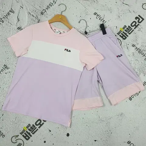 필라키즈 FILA 반팔 티 라이트 퍼플 155 1000130