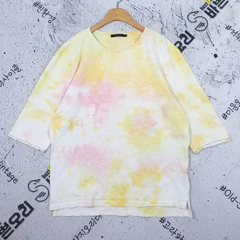 컨셉원 CONCEPTS1ONE 나염 반팔 티 다채색 L 1000131