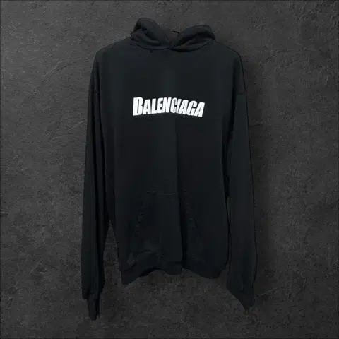 [XS] 새상품 백화점판 발렌시아가 디스트로이드 후드