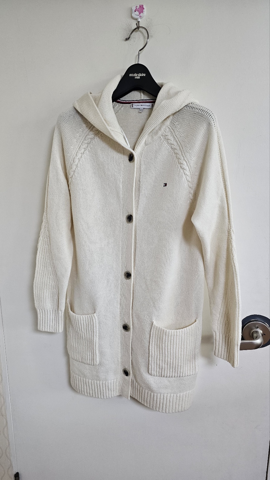 타미힐피거 후드 롱 가디건 (426)