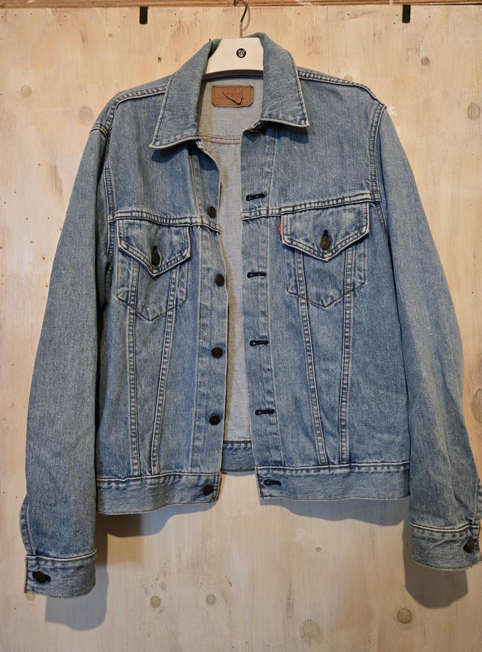 무배) 리바이스 수입 빈티지 청자켓 공용 청잠바 L