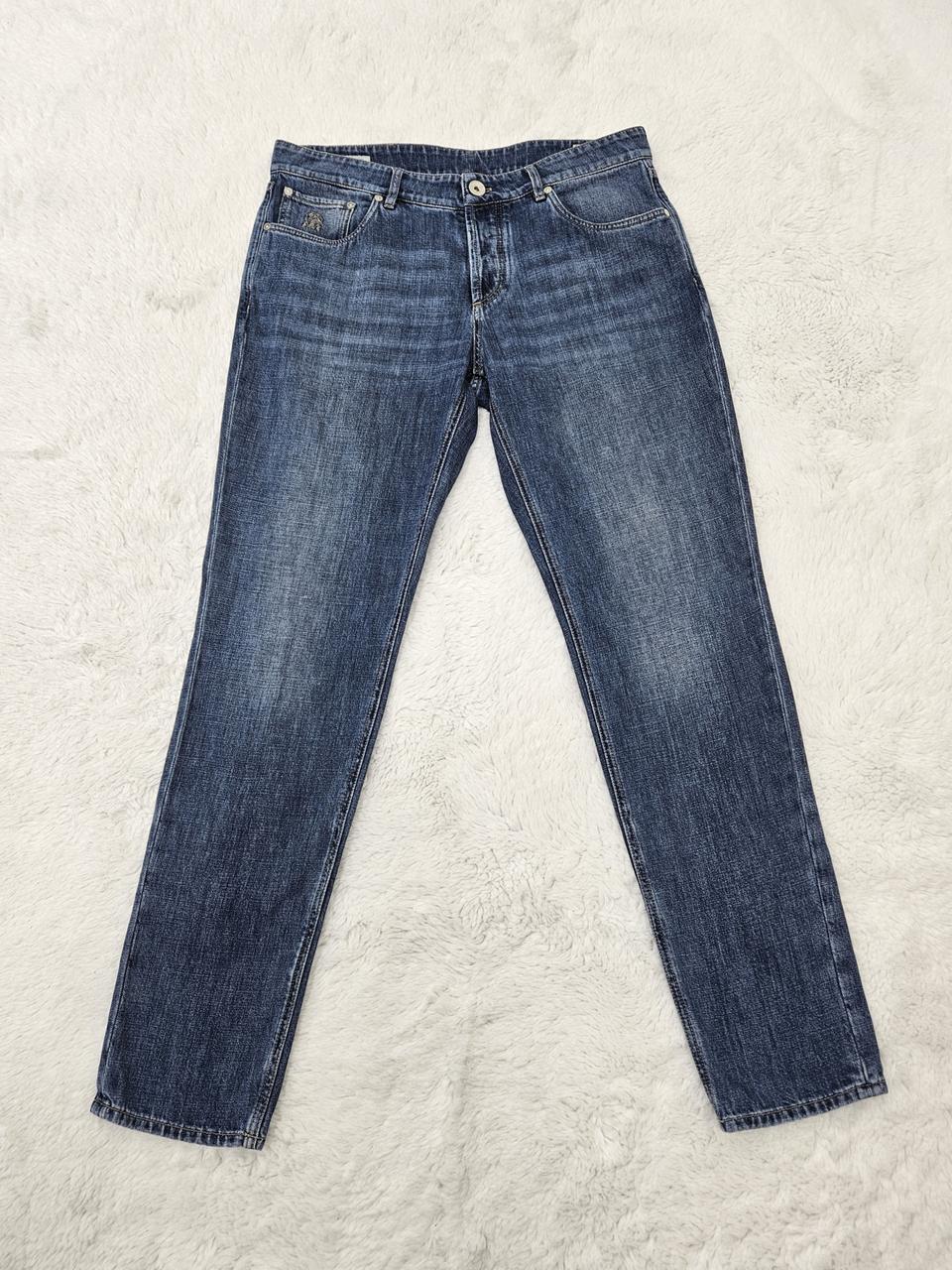 브루넬로 쿠치넬리 트레디셔널 핏 데님 팬츠