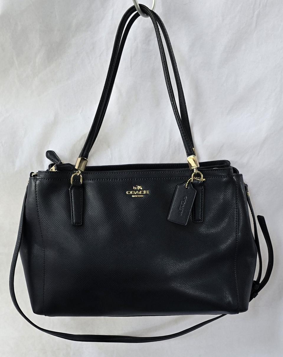 코치 크리스티 2way백 네이비