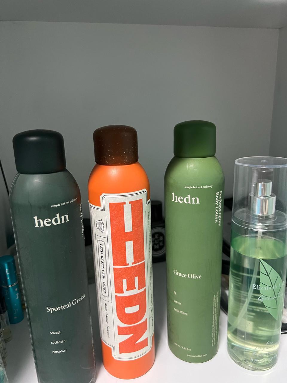 히든 바디로션 스프레이+ 엘리자베스 아덴 그린티 바디스프레이