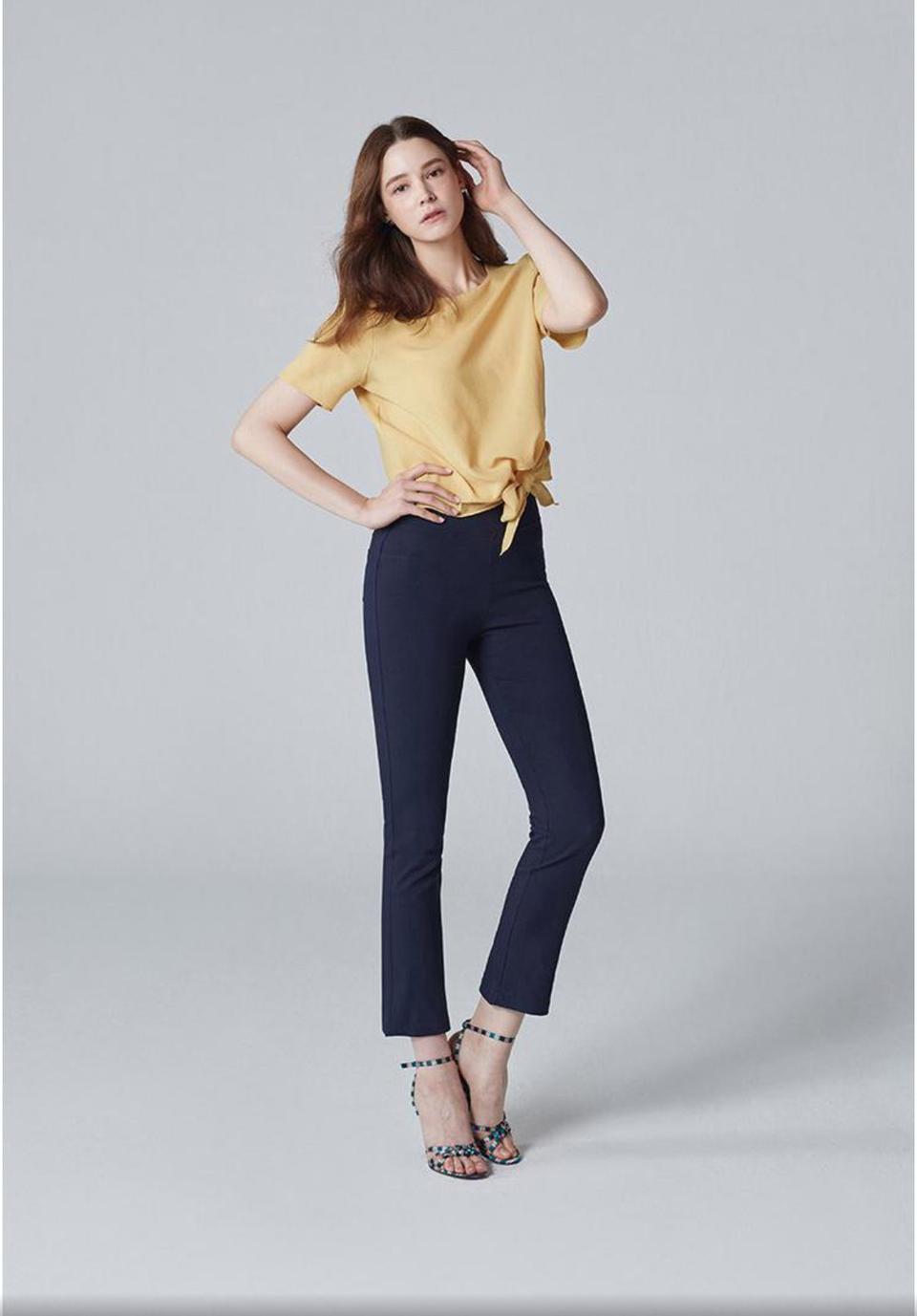 블랙 여성 여름 팬츠