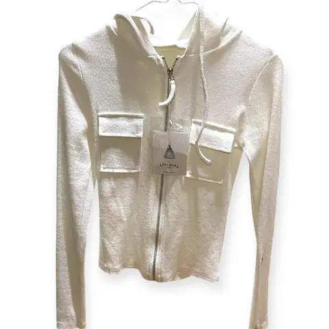 딱붙 후드 집업