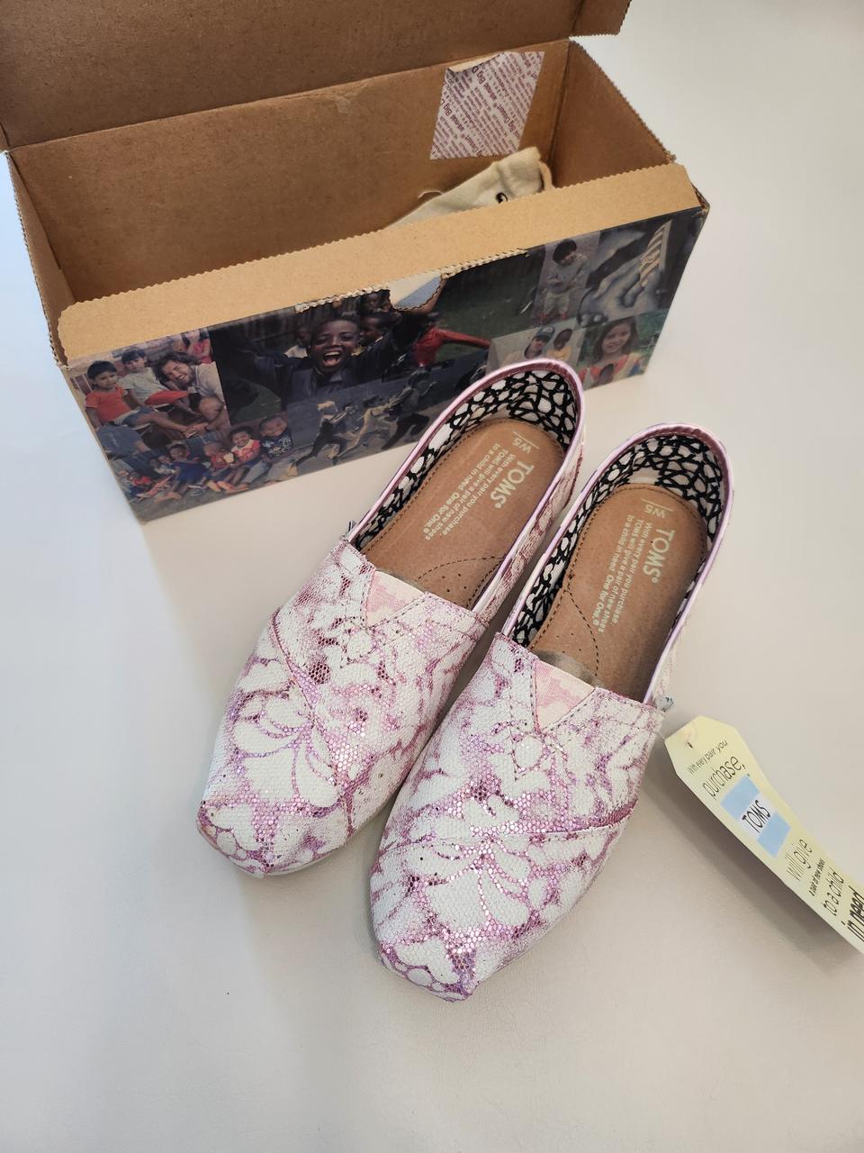 TOMS 클래식 5(215)사이즈 핑크