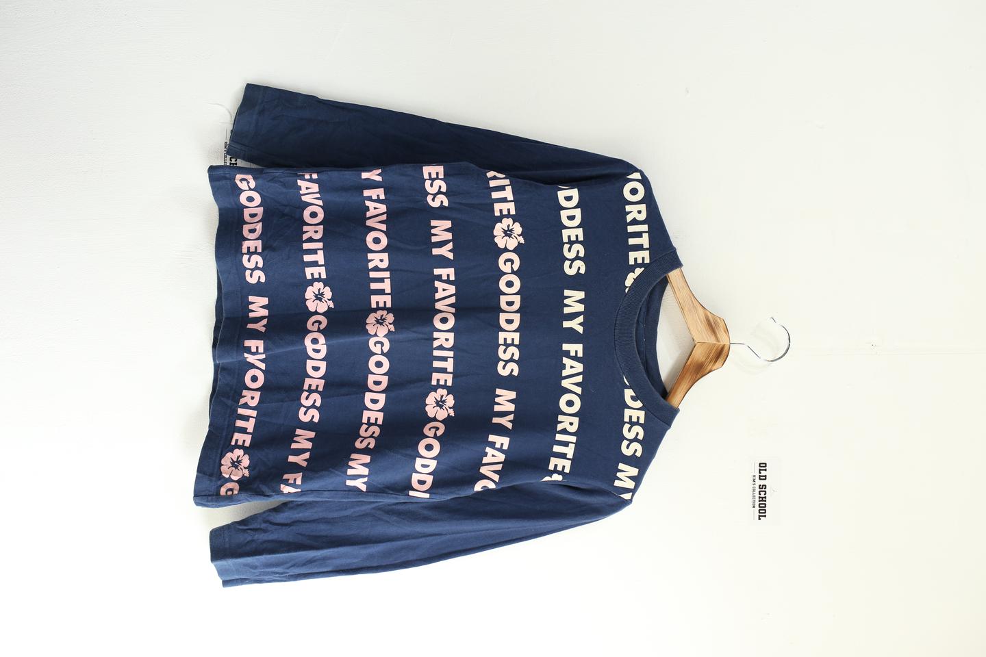 surf girl 네이비 긴팔티셔츠 M사이즈