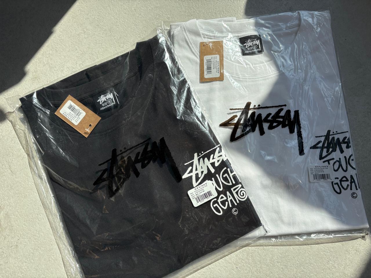 정품 무료배송) 스투시 터프기어 반팔 / 블랙 화이트