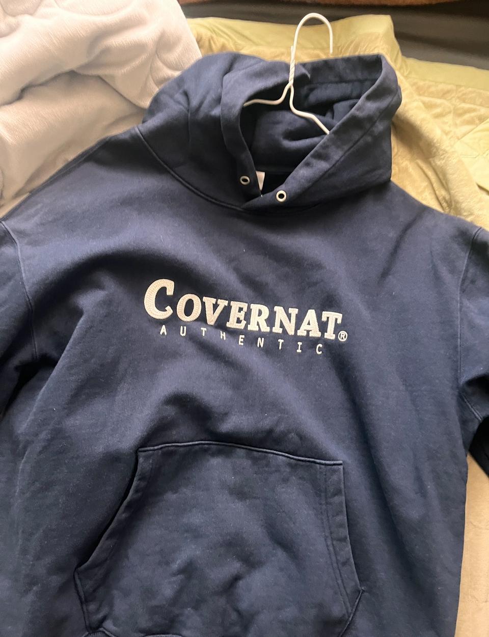 커버낫 후드티 네이비