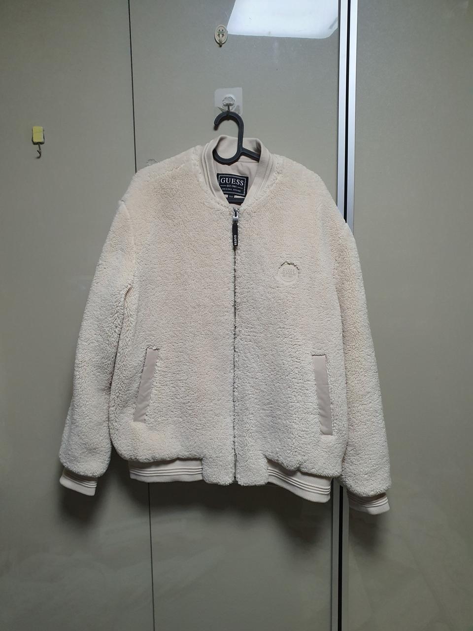 게스 뽀글이 패딩 봄버자켓(L)  33