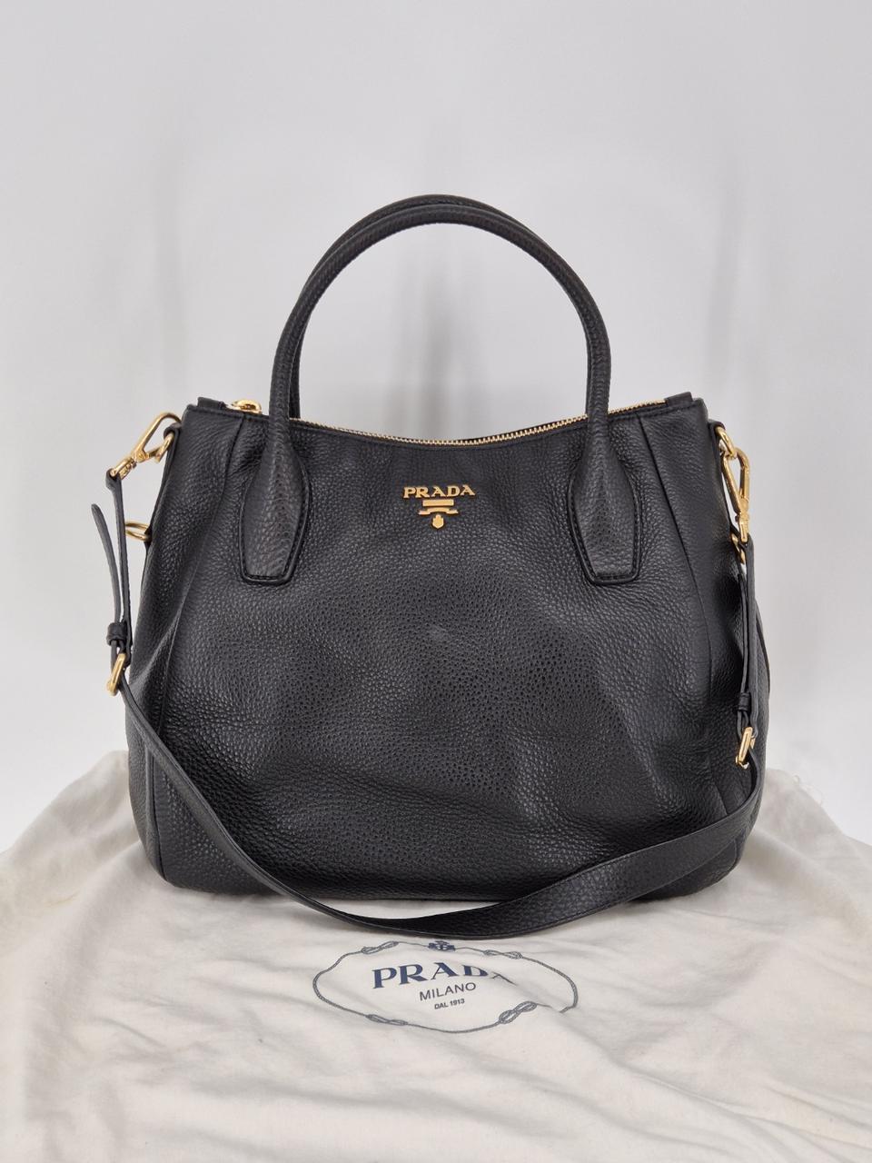 프라다 비텔로 다이노 2way백 블랙 (정품)