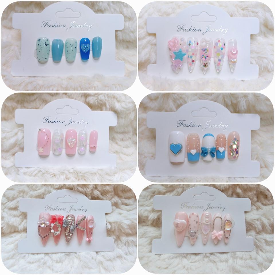 수제네일팁 저렴하게 제작판매해요♡구경오세요^^