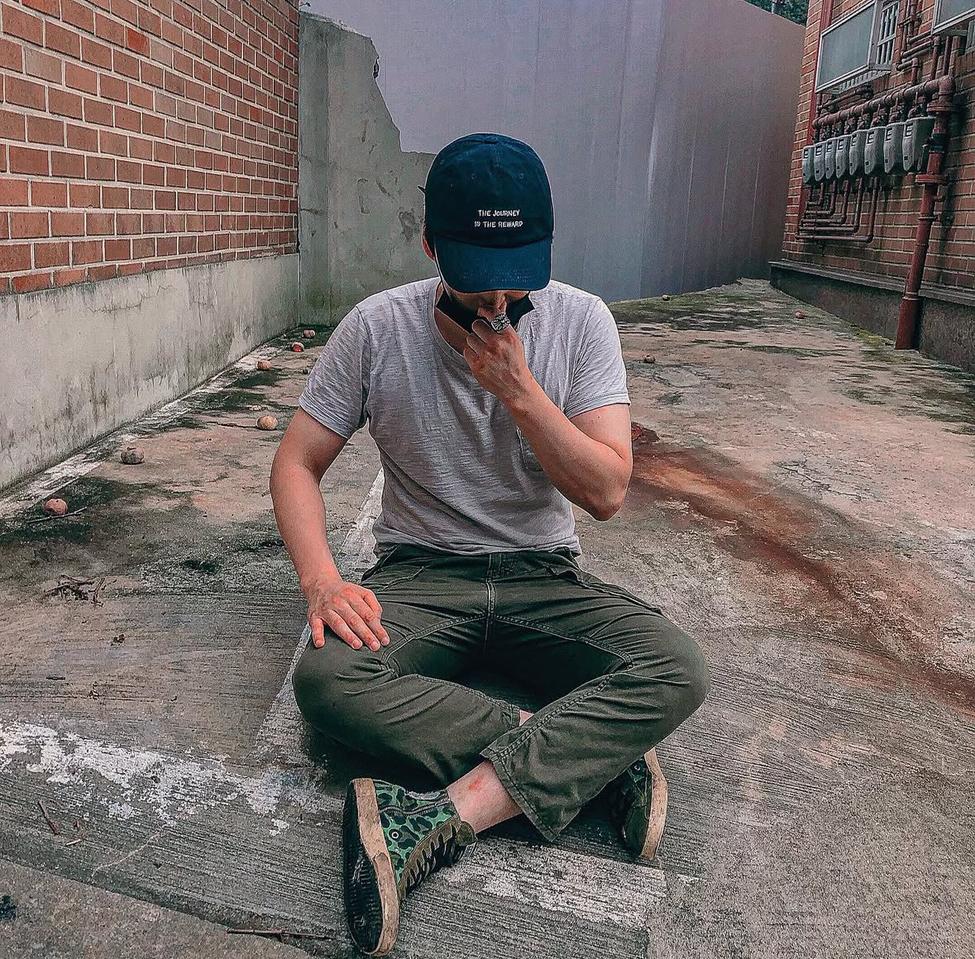 리얼 구제 빈티지 카키 카고면팬츠