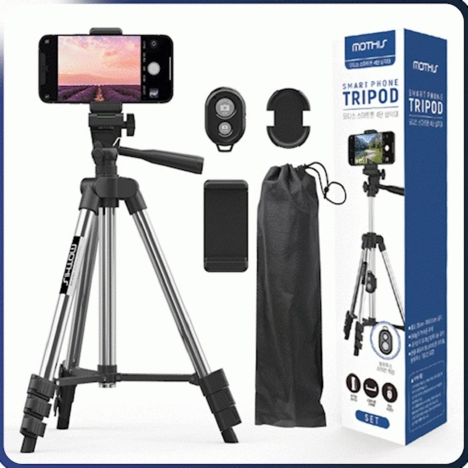 무선 블루투스 스마트폰 4단 삼각대/ RUQ005